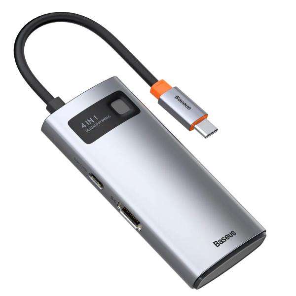 Купить USB-концентратор Хаб Baseus 4 в 1 (CAHUB-GY0G)